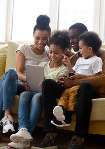 African-American family